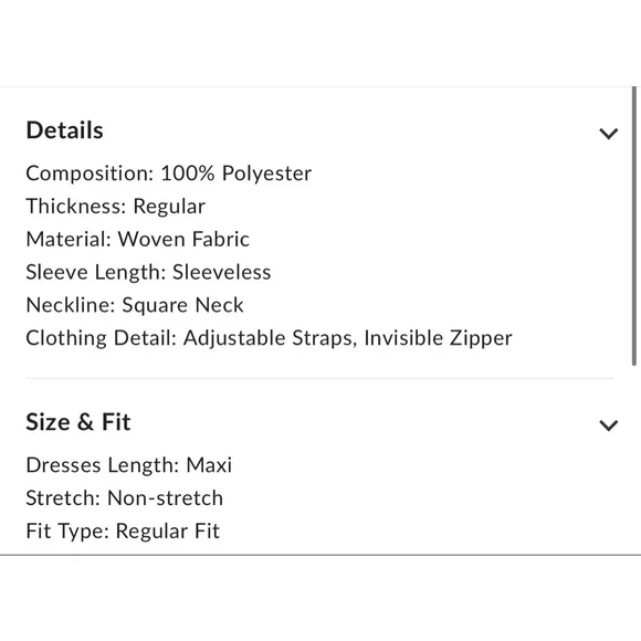 NWT COMMENSE Beige Floral Print Square Neck Maxi Dress S - Picture 5 of 6